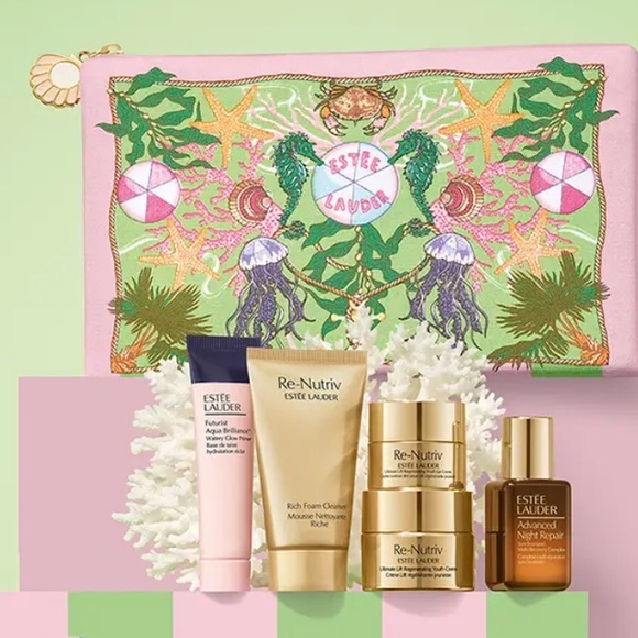 Estée Lauder Keep Palm & Carry On 6-Pc Gift Set ~ New ! In original sealed bag